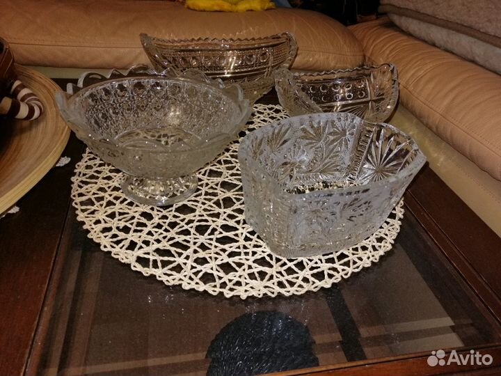 Продам различную хрустальную посуду