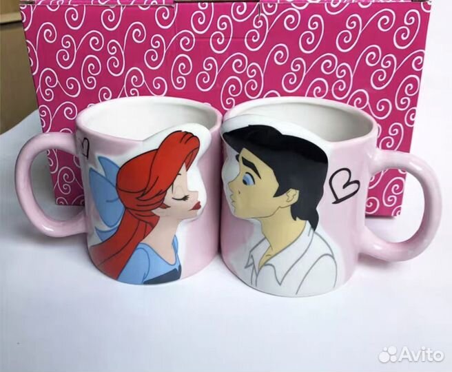 Парные кружки disney принцеесы и принцы