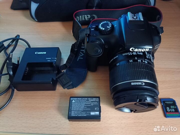 Зеркальный фотоаппарат Canon eos 1100d