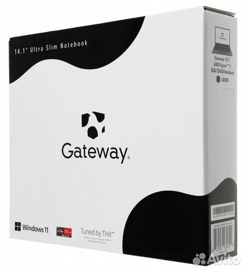 Ноутбук GATEWAY Ultra Slim 14 Ryzen 5 3500U green