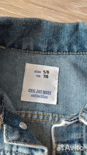Джинсовый костюм для мальчика 116