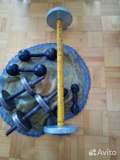 Штанга, гантели