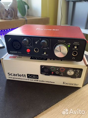 Аудиокарта Scarlett Focusrite Solo 2 gen купить в Павловской Слободе ...