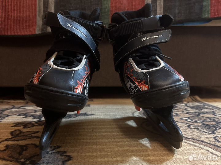 Коньки детские раздвижные 31-35