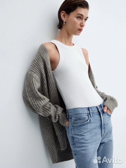 Джинсы mango daniela 36 wide leg как новые