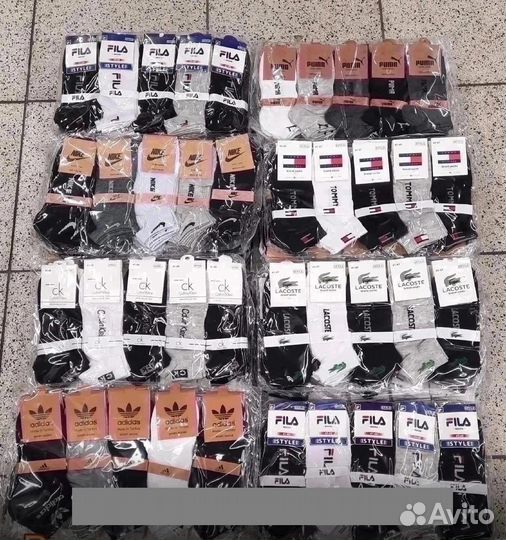 В наличии Носки брендовые (женские и мужские)