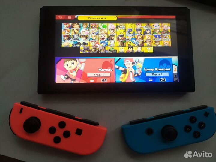 Nintendo switch rev 1 полный комплект + игра