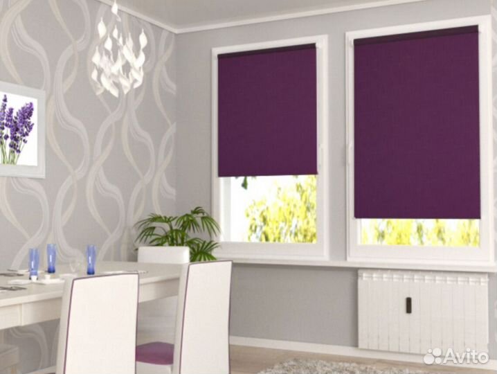 Шторы рулонные, жалюзи