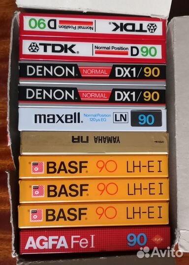 Продам новые оригинальные фирменные аудиокассеты