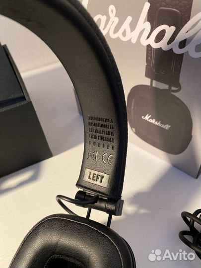 Наушники marshall major 4 черные