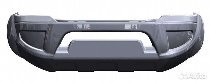 Силовой бампер передний Тoyota без оптики покраска