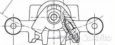 CF 084718 Суппорт торм. hyundai accent (05) /KI
