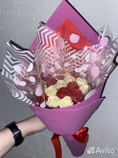 Букет из шоколадных роз