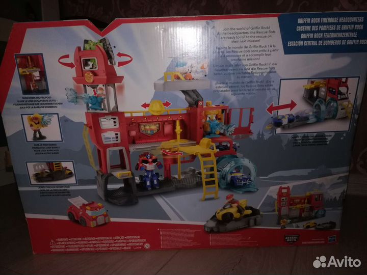 Игровой набор пожарная станция от хасбро, игрушки