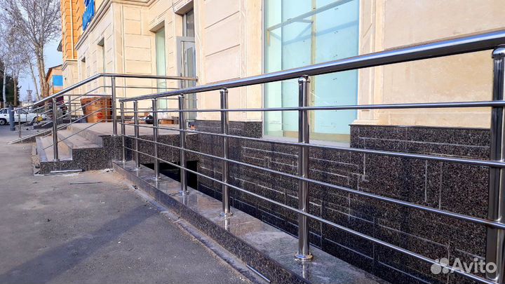 Нержавеющие и пвх пристенные поручни и перила