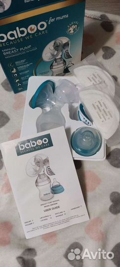 Молокоотсос baboo ручной новый