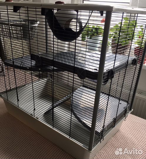 Клетка для крыс ferplast furat 78x48x70