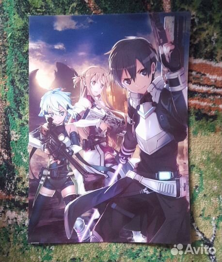 Плакаты постеры аниме