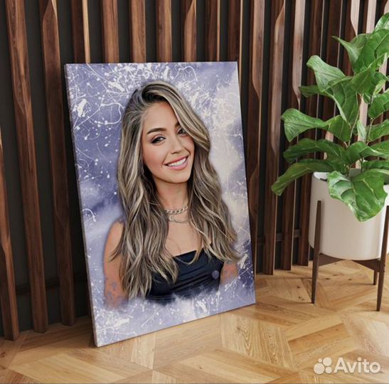 Портрет на холсте по фото в Свободах