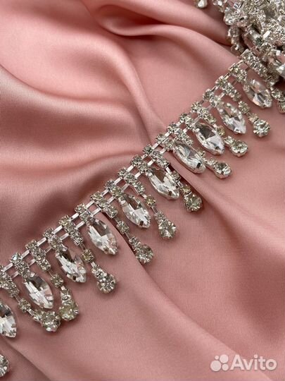 Стразовая тесьма, бахрома разных цветов