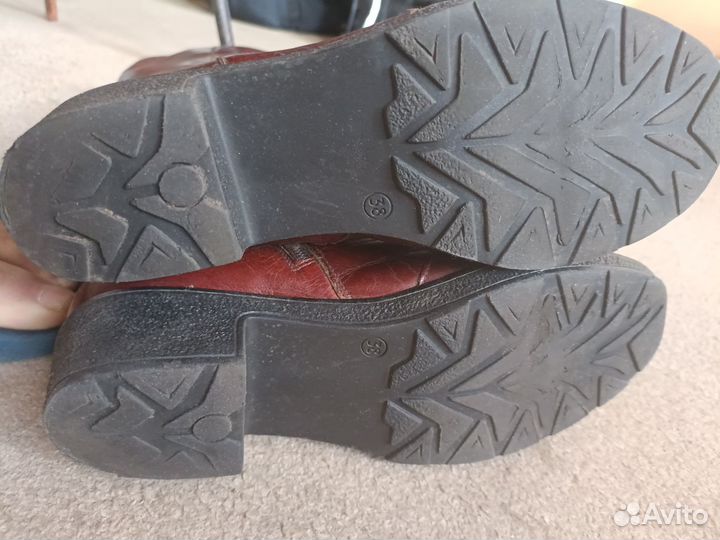 Сапоги демисезонные, стелька 25 см