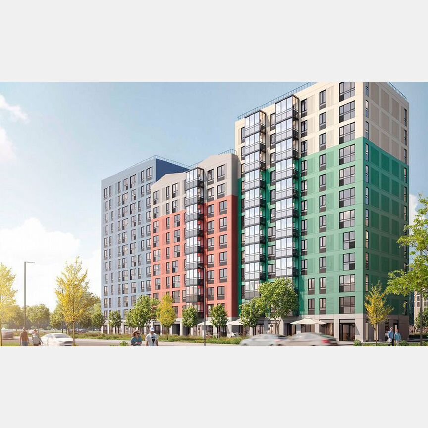 2-к. квартира, 55,4 м², 2/12 эт.