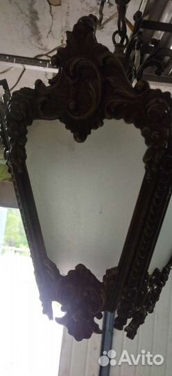 Люстра СССР бронза