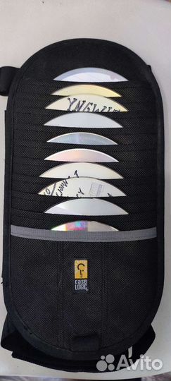 Чехол для 20 сд дисков на козырек в машину