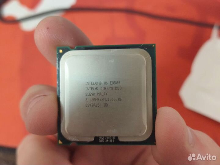Процессор Intel Core 2 Duo E8500 3.16 GHz. LGA775