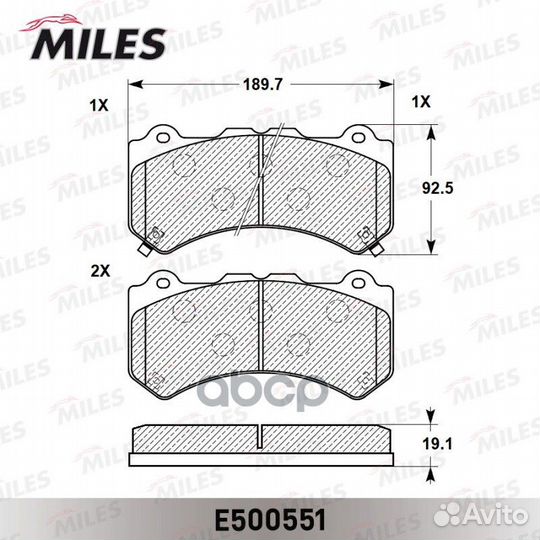 Колодки тормозные (смесь ceramic) jeep grand CH