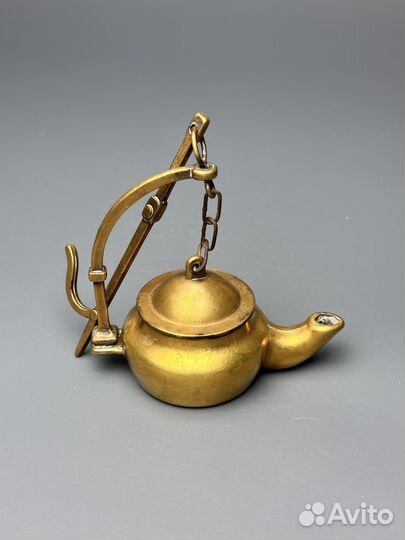 Лампа масляная бронза