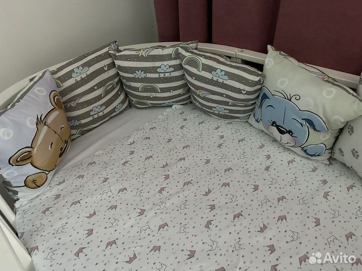 Бортики на кроватку