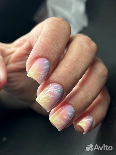 Покрытие маникюр гель лак, укрепление,наращивание