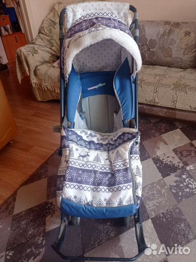 Коляска санки