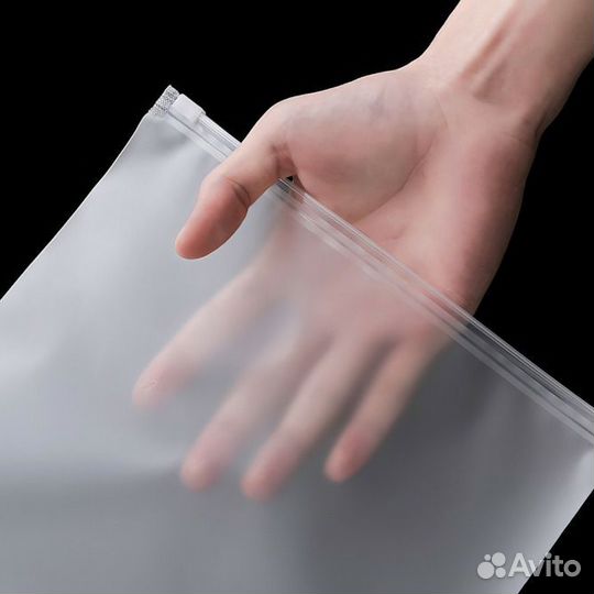Пакеты зип лок с бегунком 90 мкр 30 на 40