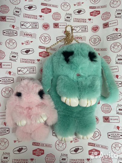 Кролик сумочка и брелок