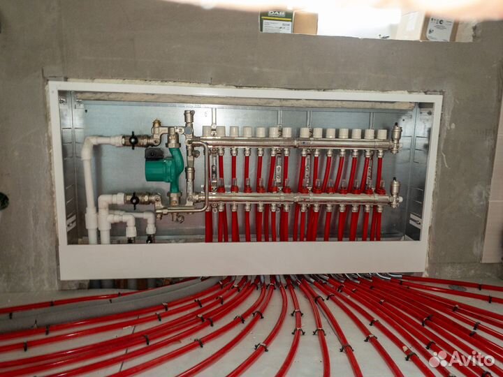 Монтаж системы отопления, водоснабжения