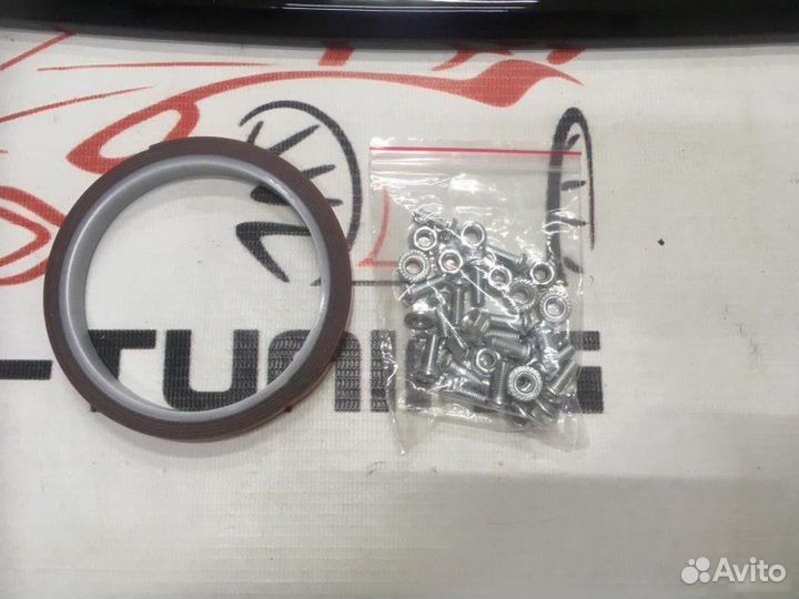 Губа BMW 4 series f32 M-Performance черный глянец