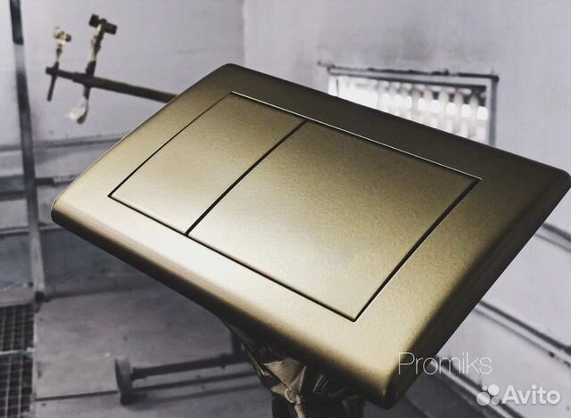 Кнопка клавиши инсталяции слива покраска