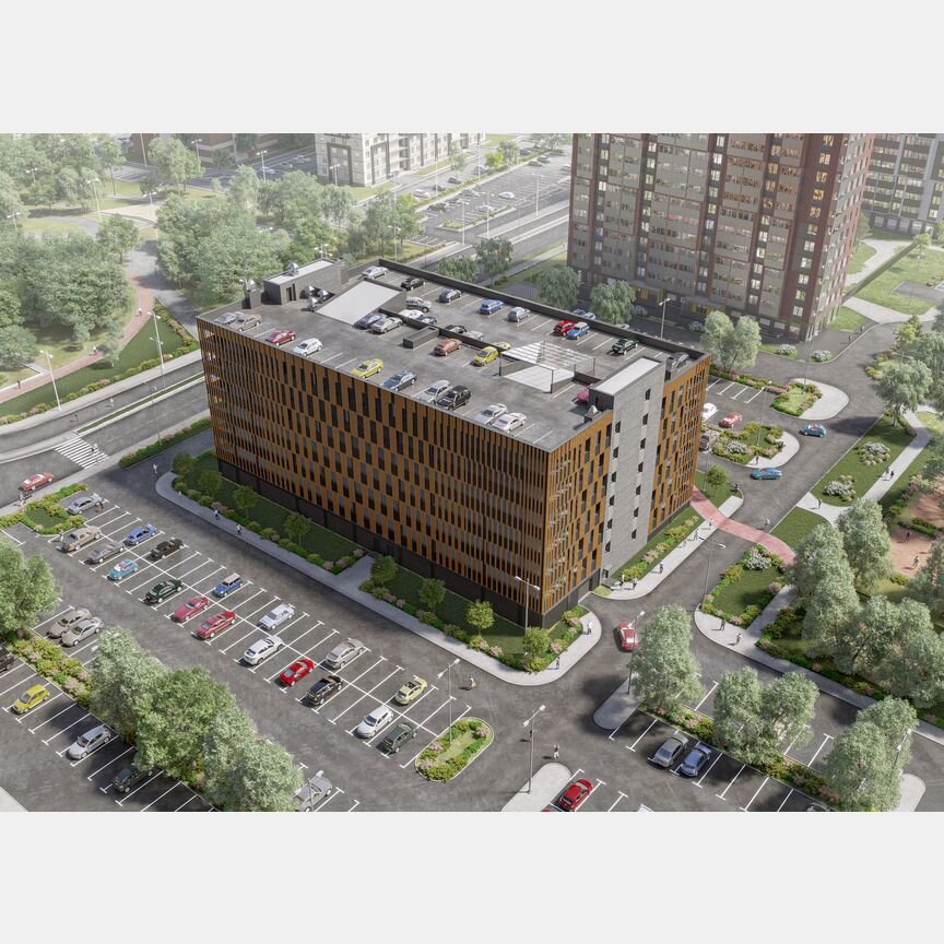 1-к. квартира, 41,5 м², 8/23 эт.