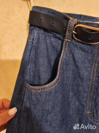 Джинсовая юбка 40