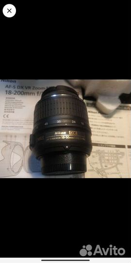 Объектив AF-DX VR Zoom-Nikkor 18-20mm f/3, 5-5