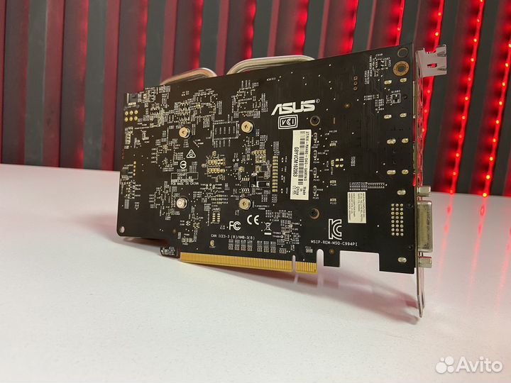 Видеокарта RX 460 4gb Asus Strix