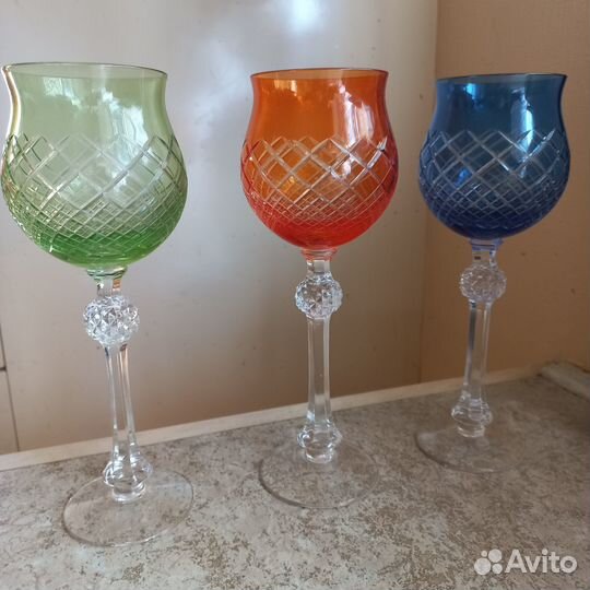 Хрустальные фужеры для шампанского