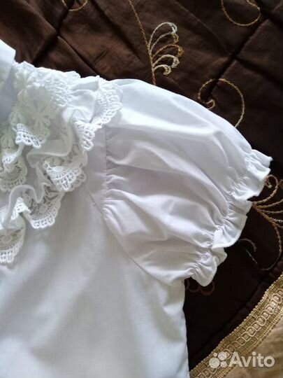 Блузка белая для девочек