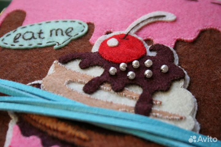 Фетровый блокнот авторской работы