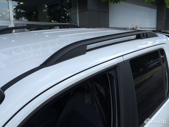 Рейлинги Can-Otomotiv Volkswagen Caddy 08+ черный