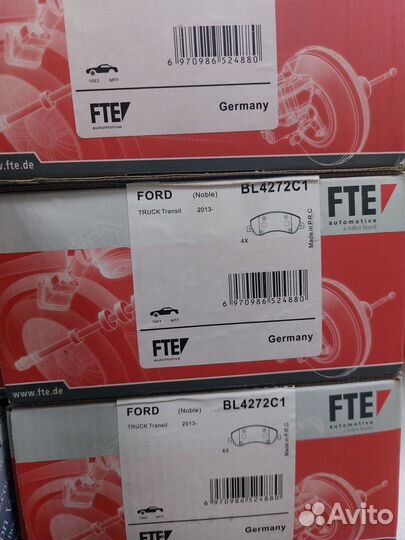 Колодки тормозные передние на форд транзит 2.2 rwd