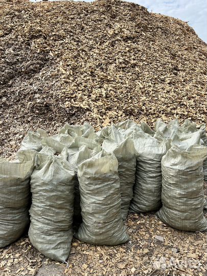 Щепа для мульчирования