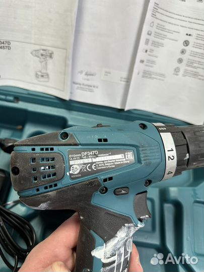 Аккумуляторная дрель шуруповерт makita